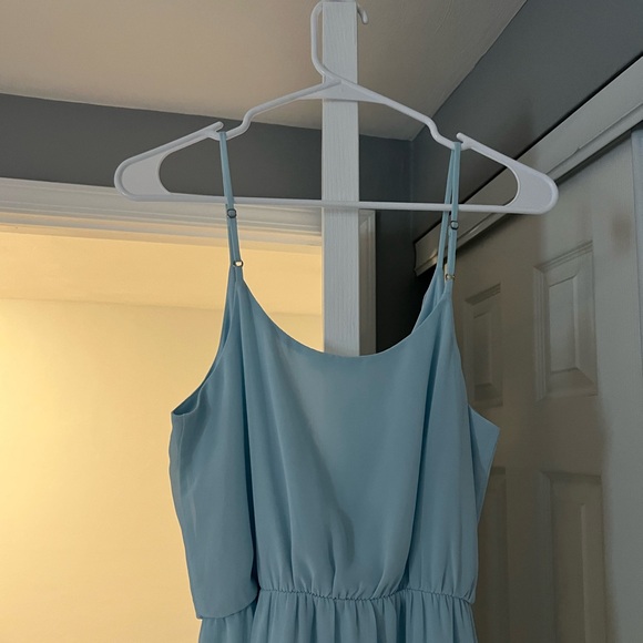 Lush Light Blue Maxi Dress - Picture 3 of 4